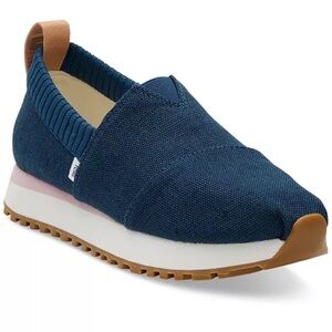 TOMS Alpargata Resident Majolica Blue Women's Slip-On Shoes